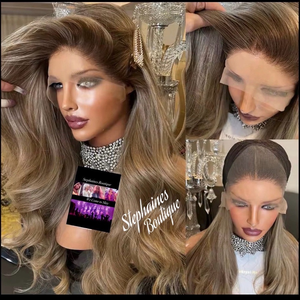 Human Hair Blended Lace Front Wig